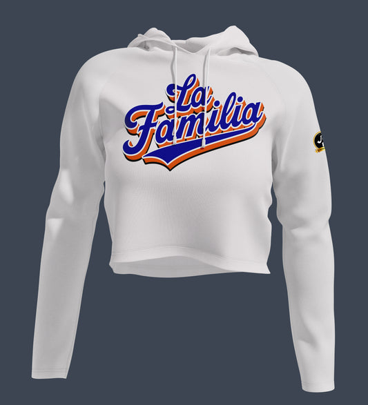 La Familia Women's crop top hoodie
